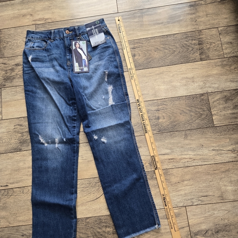 Soundstyle Hope Slim Straight Ankle High Rise Nwt Womens Size 4 Jeans - Picture 2 of 16